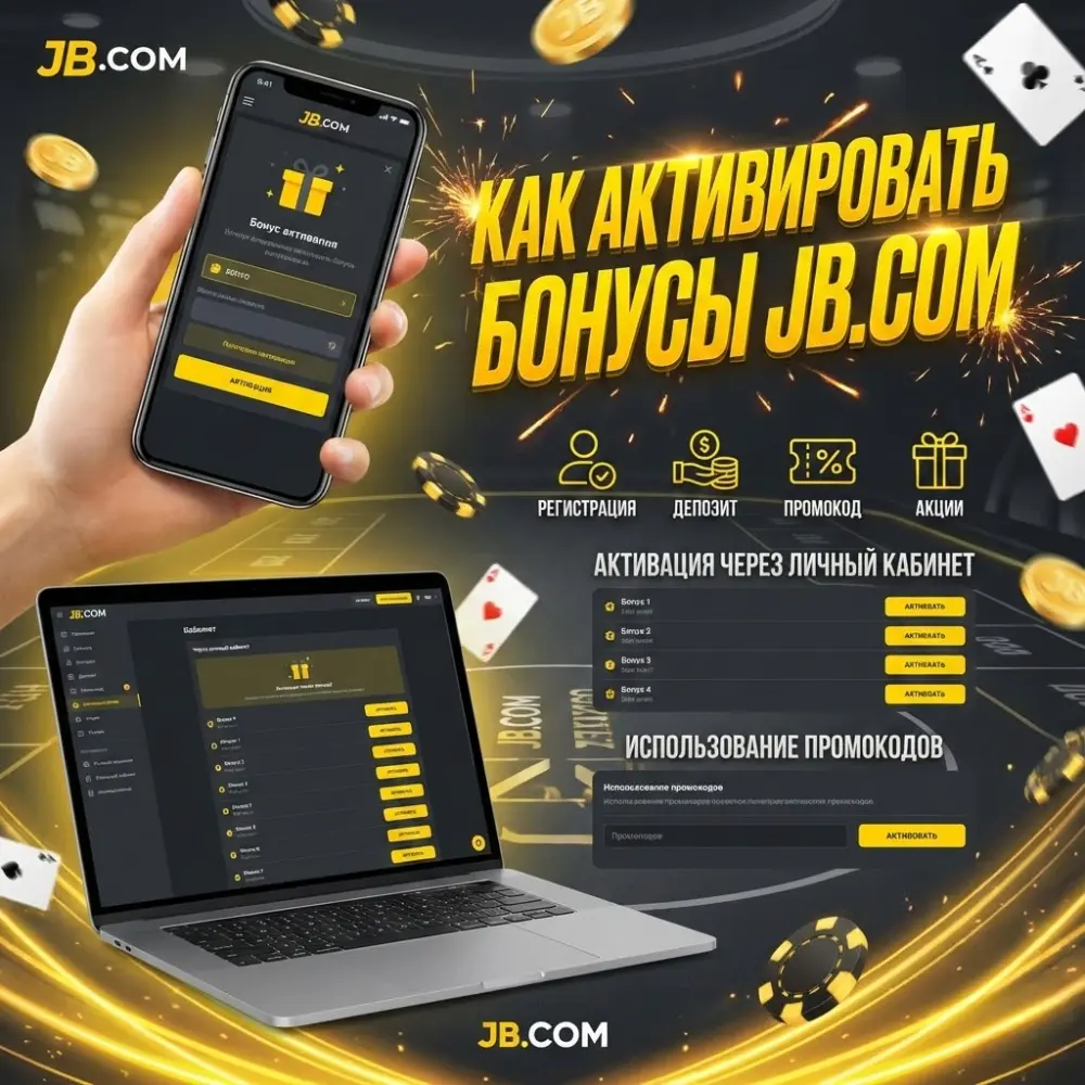 Как активировать бонусы JB.COM